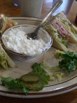 Turkey Club with Cottage Cheese